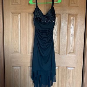 Strappy black dress